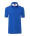 Men Men's Workwear Polo - COLOR - Royal/white 8533
