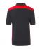 Heren Men's Workwear Polo - COLOR - Carbon/rood 8533