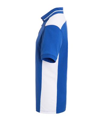 Heren Men's Workwear Polo - COLOR - Royal/wit 8533