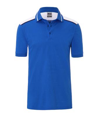Heren Men's Workwear Polo - COLOR - Royal/wit 8533