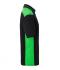 Heren Men's Workwear Polo - COLOR - Zwart/lime 8533