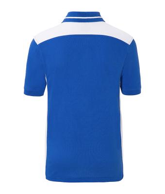 Homme Polo workwear homme - COLOR - Royal/blanc 8533