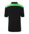 Homme Polo workwear homme - COLOR - Noir/vert-citron 8533