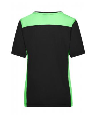 Ladies Ladies' Workwear T-Shirt - COLOR - Black/lime-green 8534