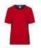 Ladies Ladies' Workwear T-Shirt - COLOR - Red/navy 8534