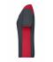 Dames Ladies' Workwear T-Shirt - COLOR - Carbon/rood 8534