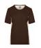 Femme T-shirt workwear femme - COLOR - Marron/pierre 8534
