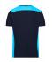 Heren Men's Workwear T-Shirt - COLOR - Navy/turquoise 8535