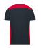 Heren Men's Workwear T-Shirt - COLOR - Carbon/rood 8535