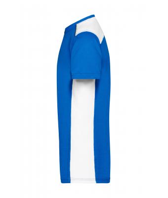 Heren Men's Workwear T-Shirt - COLOR - Royal/wit 8535