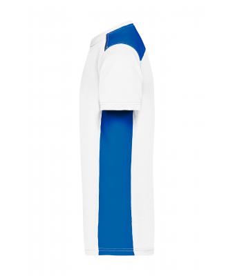 Heren Men's Workwear T-Shirt - COLOR - Wit/royal 8535