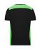 Heren Men's Workwear T-Shirt - COLOR - Zwart/lime 8535