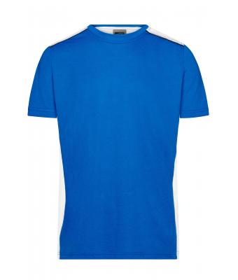 Homme T-shirt workwear homme - COLOR - Royal/blanc 8535
