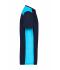 Homme T-shirt workwear homme - COLOR - Marine/turquoise 8535