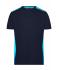 Homme T-shirt workwear homme - COLOR - Marine/turquoise 8535