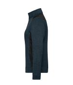 Ladies Ladies' Knitted Workwear Fleece Jacket - STRONG - Navy/navy 8536