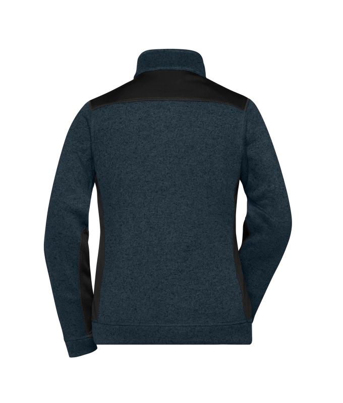 Ladies Ladies' Knitted Workwear Fleece Jacket - STRONG - Navy/navy 8536