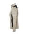 Damen Ladies' Knitted Workwear Fleece Jacket - STRONG - Stone-melange/black 8536