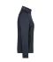 Dames Ladies' Knitted Workwear Fleece Jacket - STRONG - Carbon-melange/zwart 8536