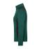 Dames Ladies' Knitted Workwear Fleece Jacket - STRONG - Donkergroen-melange/zwart 8536