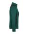 Dames Ladies' Knitted Workwear Fleece Jacket - STRONG - Donkergroen-melange/zwart 8536