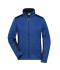 Dames Ladies' Knitted Workwear Fleece Jacket - STRONG - Royal-melange/navy 8536