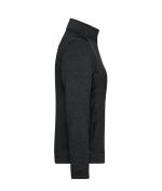Damen Ladies' Knitted Workwear Fleece Jacket - STRONG - Black/black 8536
