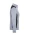 Dames Ladies' Knitted Workwear Fleece Jacket - STRONG - Wit-melange/carbon 8536