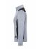 Femme Veste workwear polaire tricotée femme - STRONG - Blanc-mélange/carbone 8536