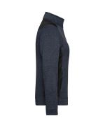 Femme Veste workwear polaire tricotée femme - STRONG - Carbone-mélange/noir 8536