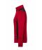 Femme Veste workwear polaire tricotée femme - STRONG - Rouge-mélange/noir 8536