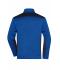 Men Men's Knitted Workwear Fleece Jacket - STRONG - Royal-melange/navy 8537