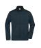 Men Men's Knitted Workwear Fleece Jacket - STRONG - Navy/navy 8537