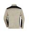 Heren Men's Knitted Workwear Fleece Jacket - STRONG - Steen-melange/zwart 8537