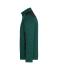 Heren Men's Knitted Workwear Fleece Jacket - STRONG - Donkergroen-melange/zwart 8537