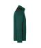Heren Men's Knitted Workwear Fleece Jacket - STRONG - Donkergroen-melange/zwart 8537