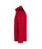 Heren Men's Knitted Workwear Fleece Jacket - STRONG - Rood-melange/zwart 8537