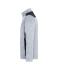 Heren Men's Knitted Workwear Fleece Jacket - STRONG - Wit-melange/carbon 8537