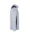 Heren Men's Knitted Workwear Fleece Jacket - STRONG - Wit-melange/carbon 8537
