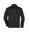 Heren Men's Knitted Workwear Fleece Jacket - STRONG - Zwart/zwart 8537