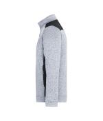 Homme Veste workwear polaire tricotée homme - STRONG - Blanc-mélange/carbone 8537