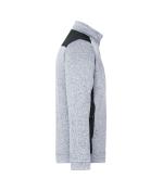 Homme Veste workwear polaire tricotée homme - STRONG - Blanc-mélange/carbone 8537