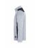 Homme Veste workwear polaire tricotée homme - STRONG - Blanc-mélange/carbone 8537