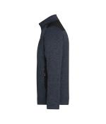 Homme Veste workwear polaire tricotée homme - STRONG - Carbone-mélange/noir 8537