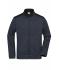 Homme Veste workwear polaire tricotée homme - STRONG - Carbone-mélange/noir 8537