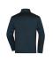 Unisex Men's Knitted Workwear Fleece Half-Zip - STRONG - Navy/navy 8538