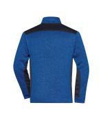 Unisex Men's Knitted Workwear Fleece Half-Zip - STRONG - Royal-melange/navy 8538