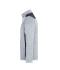 Unisex Men's Knitted Workwear Fleece Half-Zip - STRONG - Wit-melange/carbon 8538