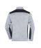 Unisex Men's Knitted Workwear Fleece Half-Zip - STRONG - Wit-melange/carbon 8538
