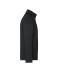 Unisex Men's Knitted Workwear Fleece Half-Zip - STRONG - Zwart/zwart 8538